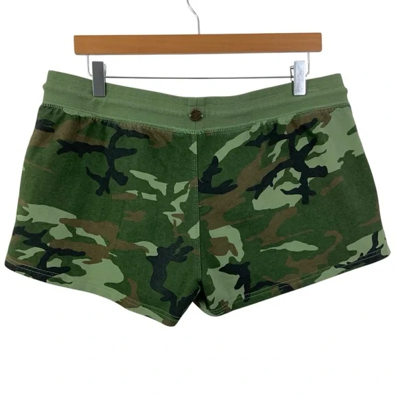 DIXXON Green Camouflage Athletic Shorts Brown Black Size Large S54 - Picture 5 of 8
